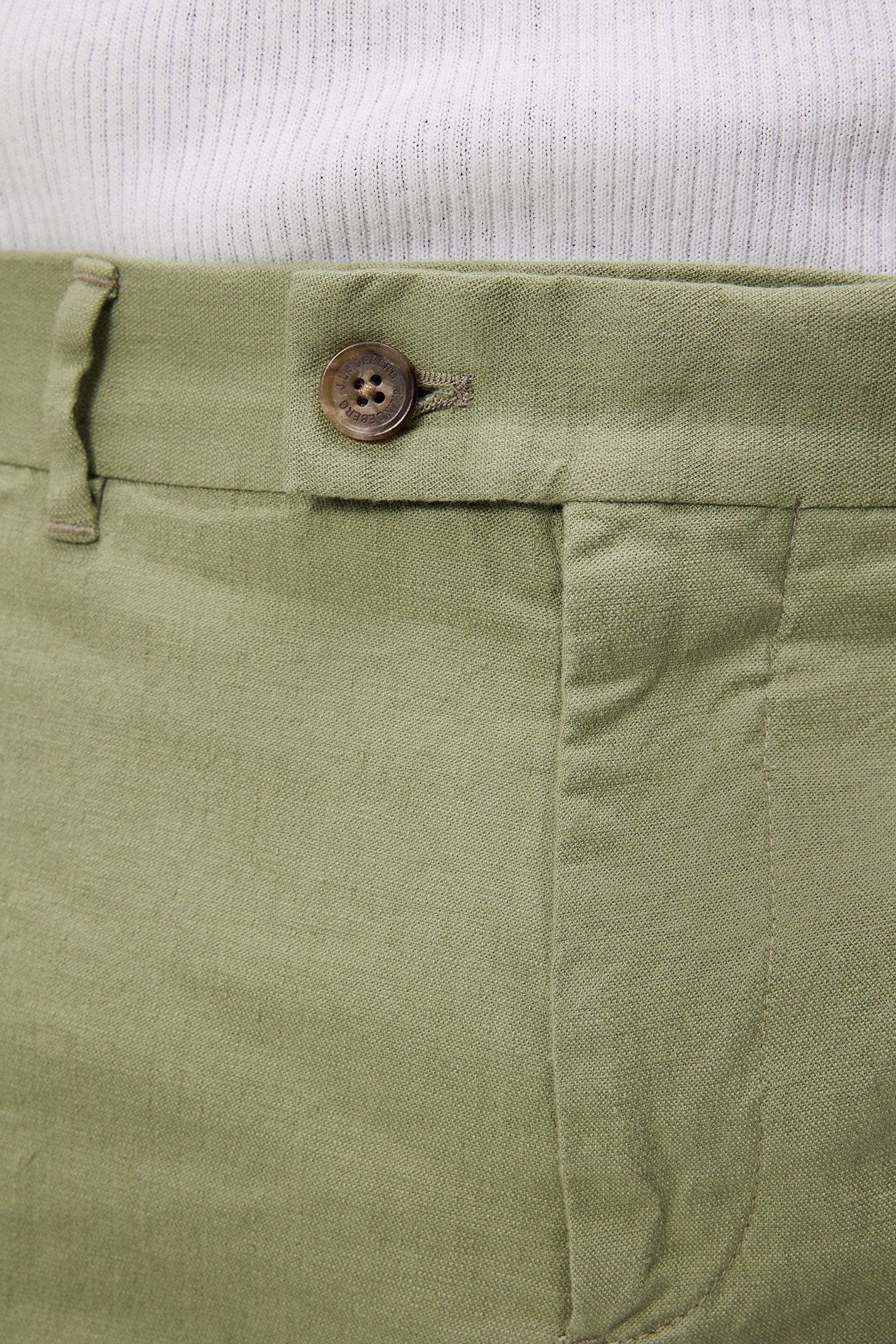 LOIS LINEN STRETCH PANTS - OIL GREEN - Afbeelding 6