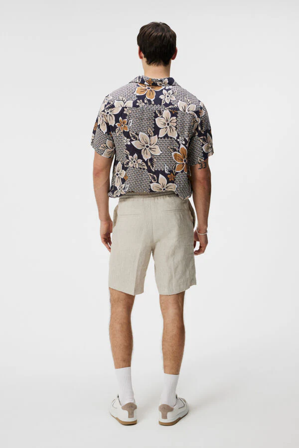 BARON LINEN SHORTS - SAFARI BEIGE - Afbeelding 4