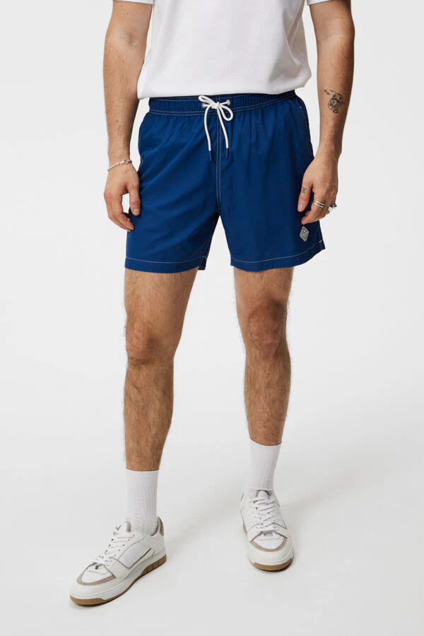 BANKS SOLID SWIM TRUNKS - ESTATE BLUE