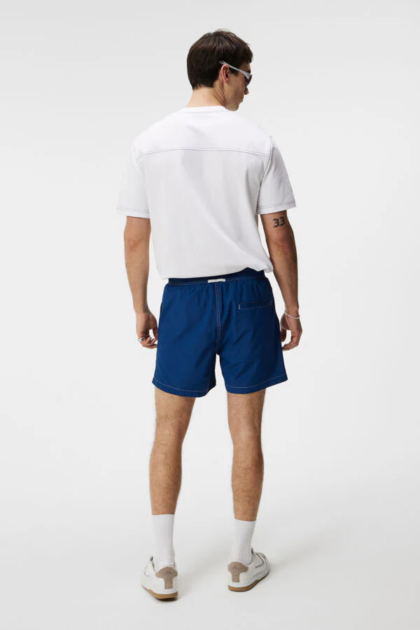 BANKS SOLID SWIM TRUNKS - ESTATE BLUE - Afbeelding 4