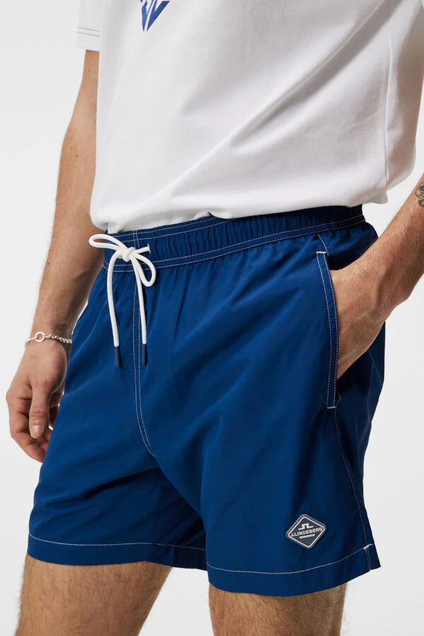 BANKS SOLID SWIM TRUNKS - ESTATE BLUE - Afbeelding 5