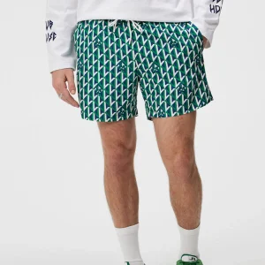 BANKS ISLAND GEO SWIM TRUNKS - ISLAND GEO JELLYBEAN