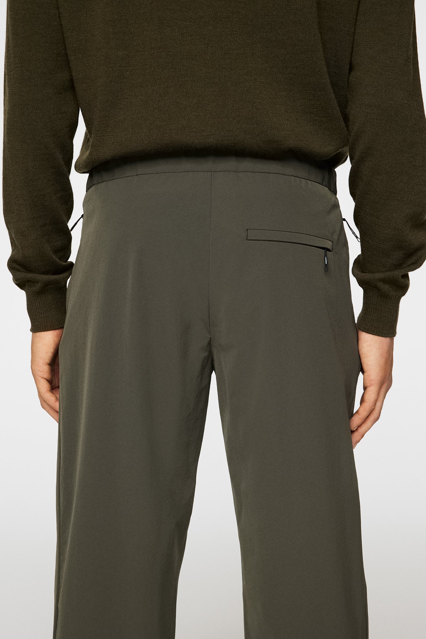 JIN DS PLEATED PANTS - FOREST GREEN - Afbeelding 6