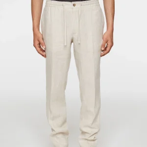 SOREN DRAPE LINEN PANTS - MOONBEAM