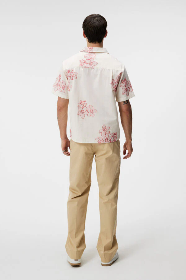 DONSO FIL COUPE FLORAL SHIRT - CLOUD WHITE - Afbeelding 4