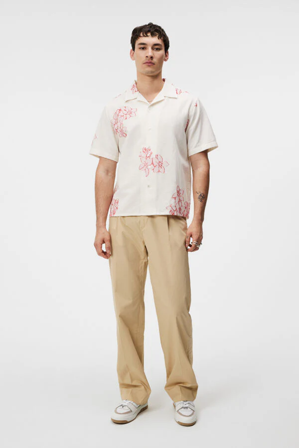DONSO FIL COUPE FLORAL SHIRT - CLOUD WHITE - Afbeelding 3