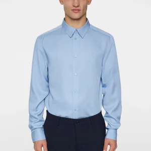 SLIM LS COMFORT TENCEL SHIRT - RAIN WASHED