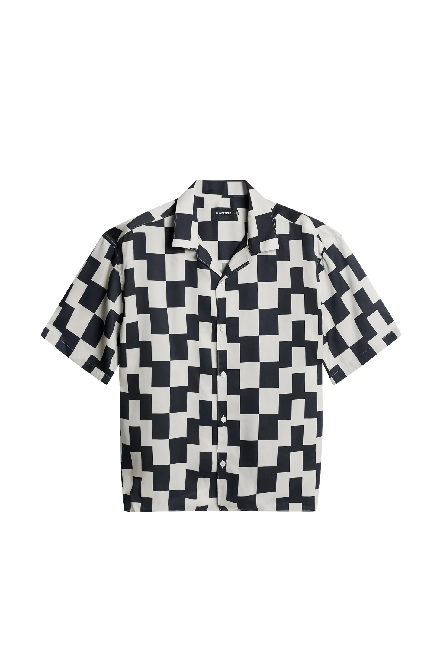 ELLIS STACK BRIDGE PRINT SHIRT - BLACK - Afbeelding 2