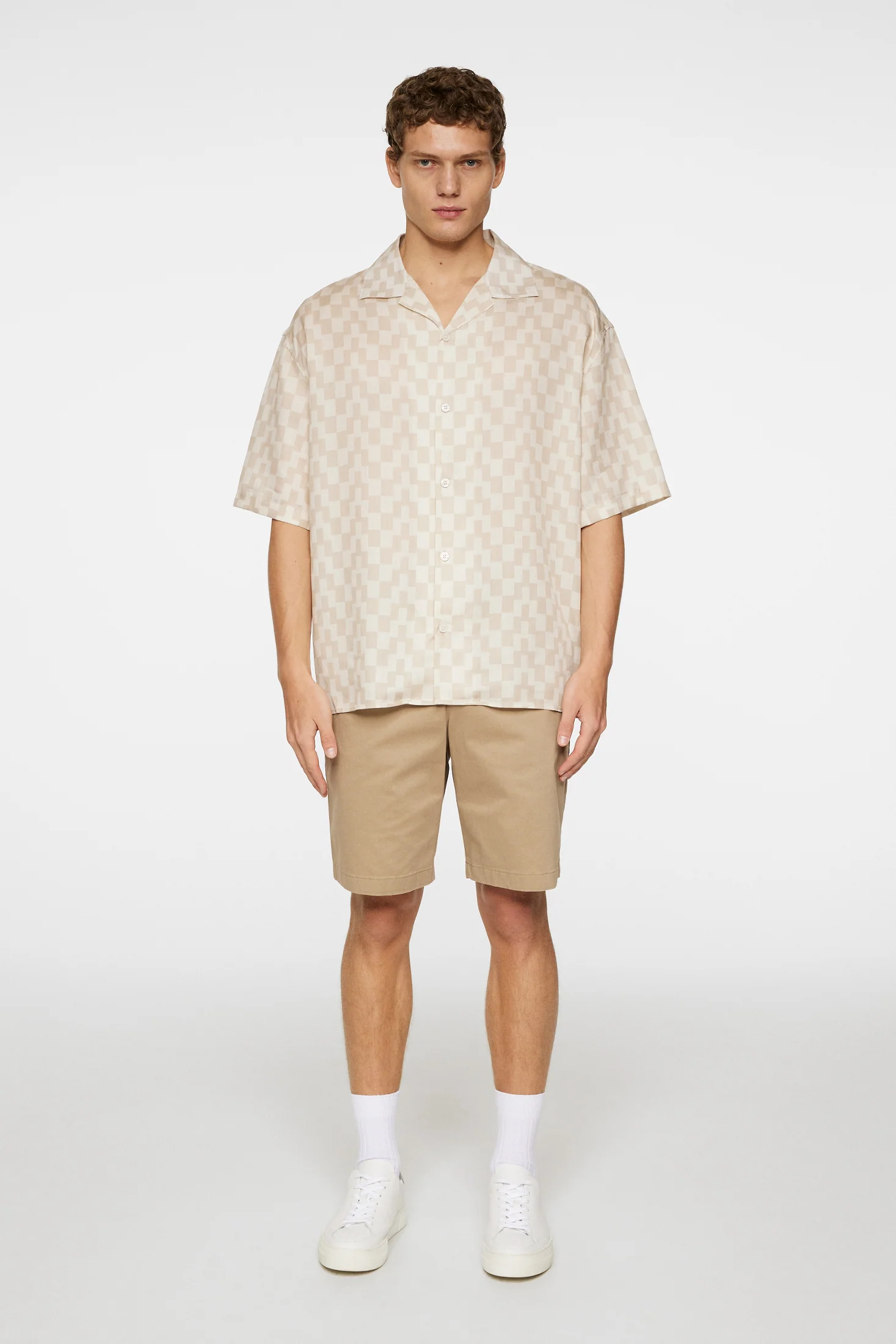 ELLIS STACK BRIDGE PRINT SHIRT - MOONBEAM - Afbeelding 4