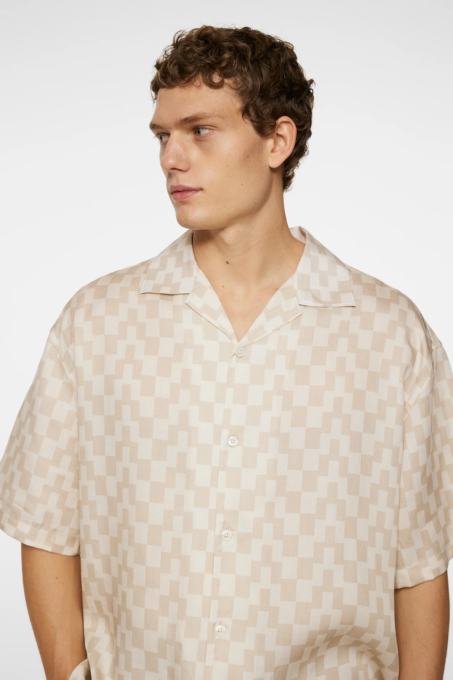 ELLIS STACK BRIDGE PRINT SHIRT - MOONBEAM - Afbeelding 5