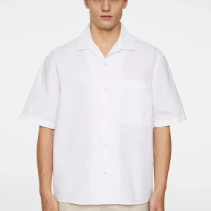 ELLIS WHITE COTTON SHIRT - WHITE