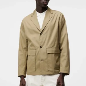 JACK LIGHT COTTON BLAZER - ALOE