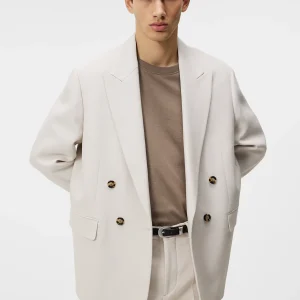 DAVID U DOUBLE WEAVE BLAZER - MOONBEAM REGULAR