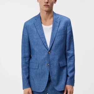 HOPPER U SUPER LINEN BLAZER - CHAMBRAY BLUE REG