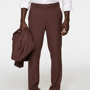 LOIS ACTIVE HOPSACK PANTS - BITTER CHOCOLATE