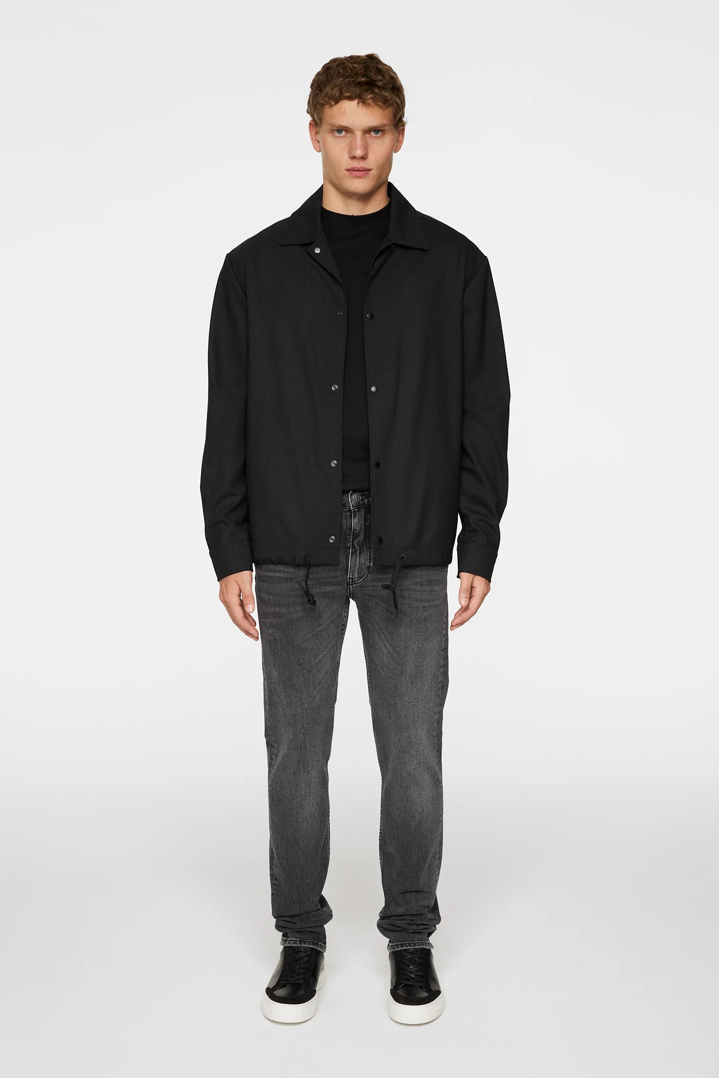 CELIAN COACH OVERSHIRT - BLACK - Afbeelding 4
