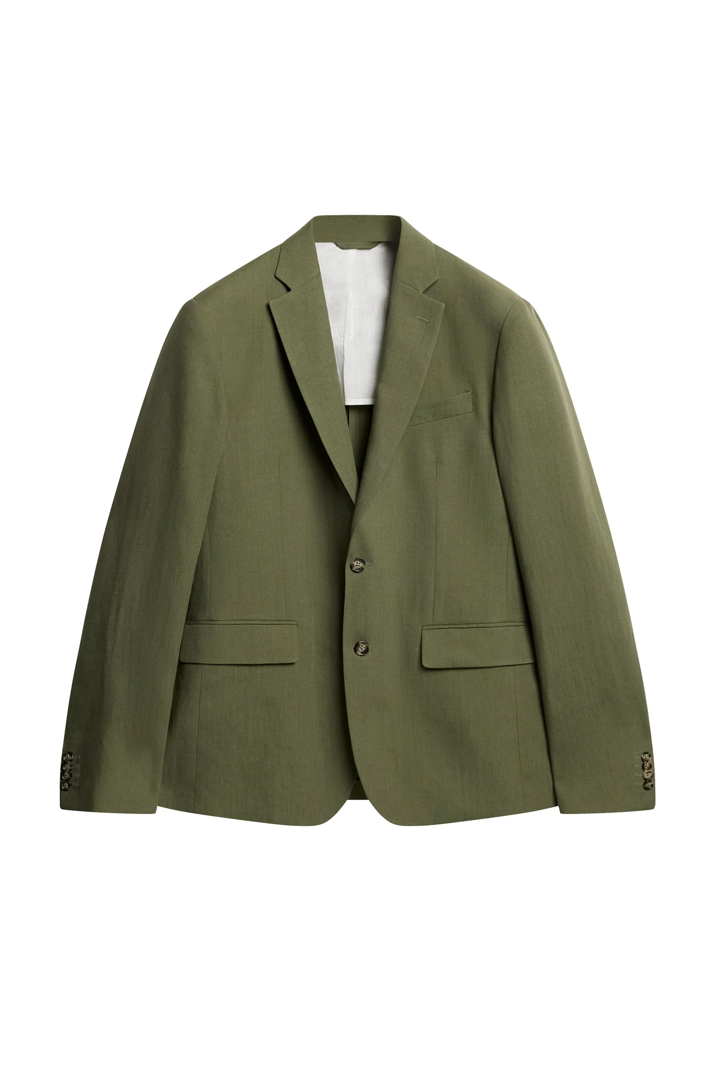 ELTON U SUPER LINEN BLAZER - OLIVINE - Afbeelding 7