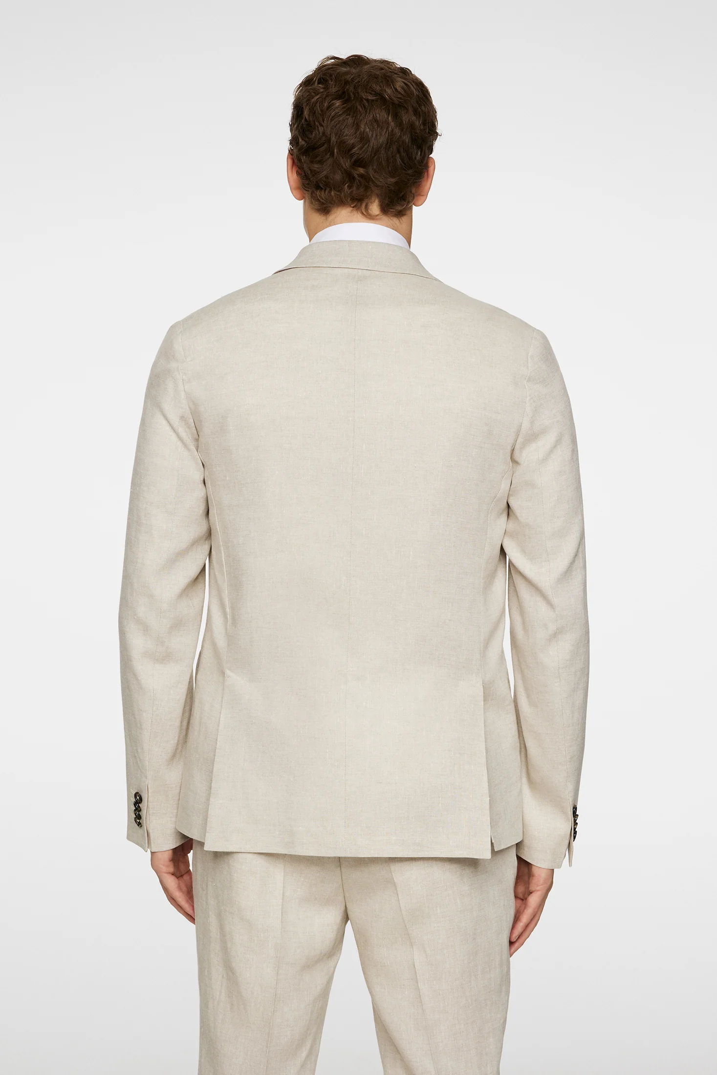 ELTON U SUPER LINEN BLAZER - MOONBEAM - Afbeelding 3