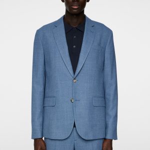 ELTON U ACTIVE HOPSACK BLAZER - RAIN WASHED REG