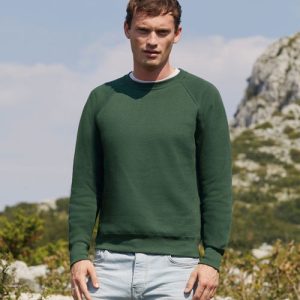 Fruit of the Loom Classic Raglan Sweat heren Sweatshirt