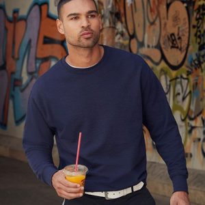 Fruit of the Loom Lightweight Set-In Sweat heren Sweatshirt