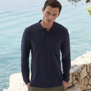 Fruit of the Loom Premium Longsleeve heren Polo