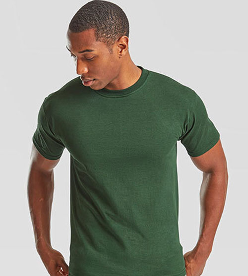 Fruit of the Loom Super Premium T heren T-shirt ronde hals - Afbeelding 2
