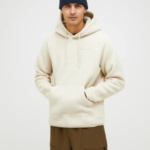 FLEECE HOOD - SAND FOG