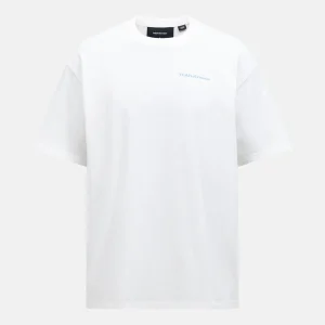 GRAPHIC TEE - OFF WHITE-BRILLIANT BLUE