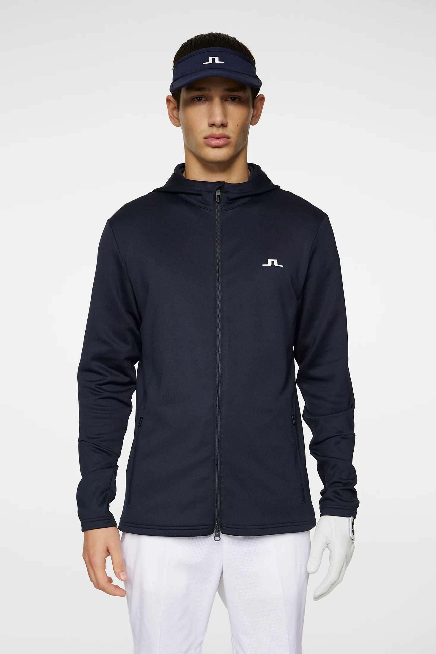 AERIAL FULL ZIP HOOD - JL NAVY