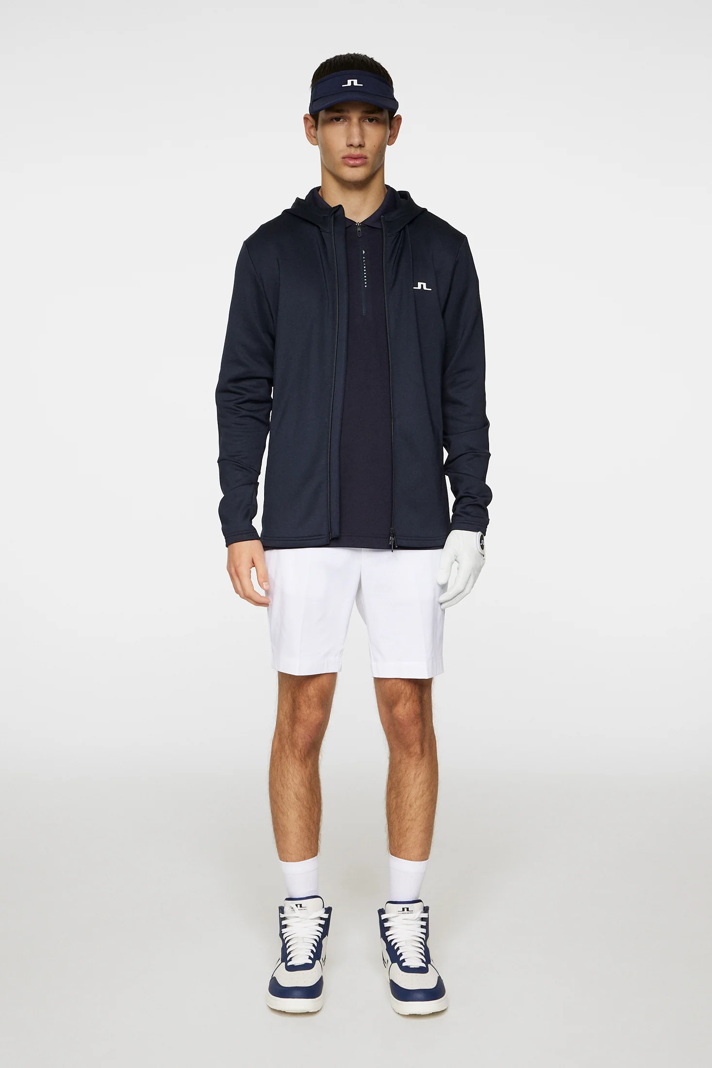 AERIAL FULL ZIP HOOD - JL NAVY - Afbeelding 4