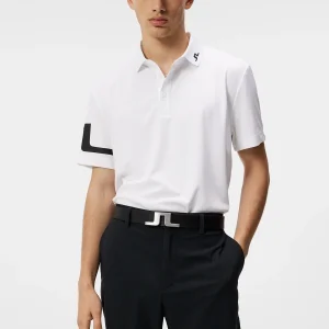 HEATH REGULAR FIT GOLF POLO - WHITE