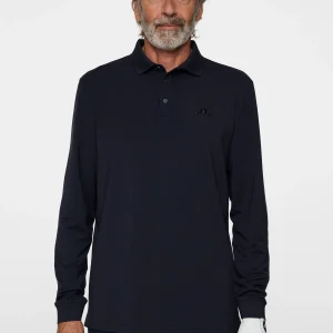 FLORIAN LS POLO - NAVY MELANGE