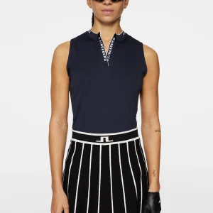 LEYA SLEEVELESS TOP - JL NAVY
