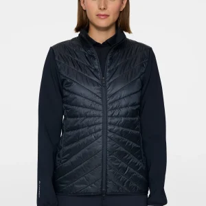 MADDE QUILT HYBRID JACKET - JL NAVY