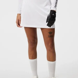AMELIE MID GOLF SKIRT - WHITE