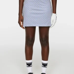 AMELIE MID PRINT SKIRT - TOUR GEO MOONBEAM