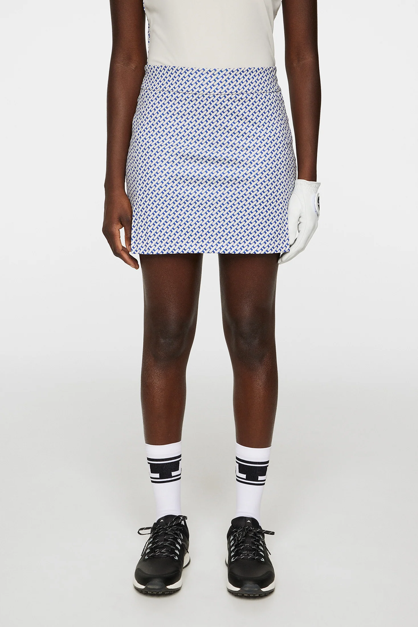 AMELIE MID PRINT SKIRT - TOUR GEO MOONBEAM