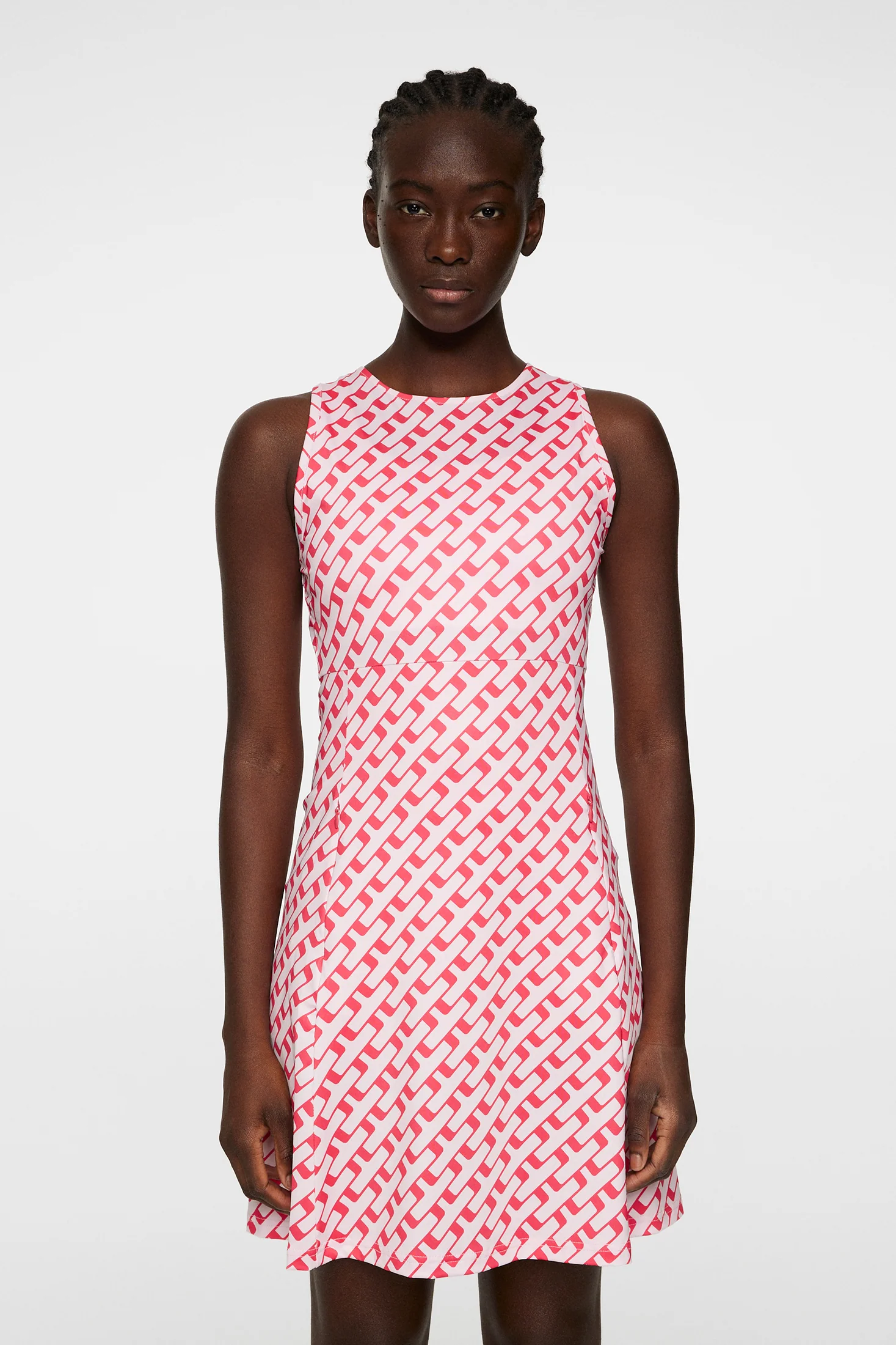 CORA PRINT DRESS - TOUR GEO PINK M - Afbeelding 2