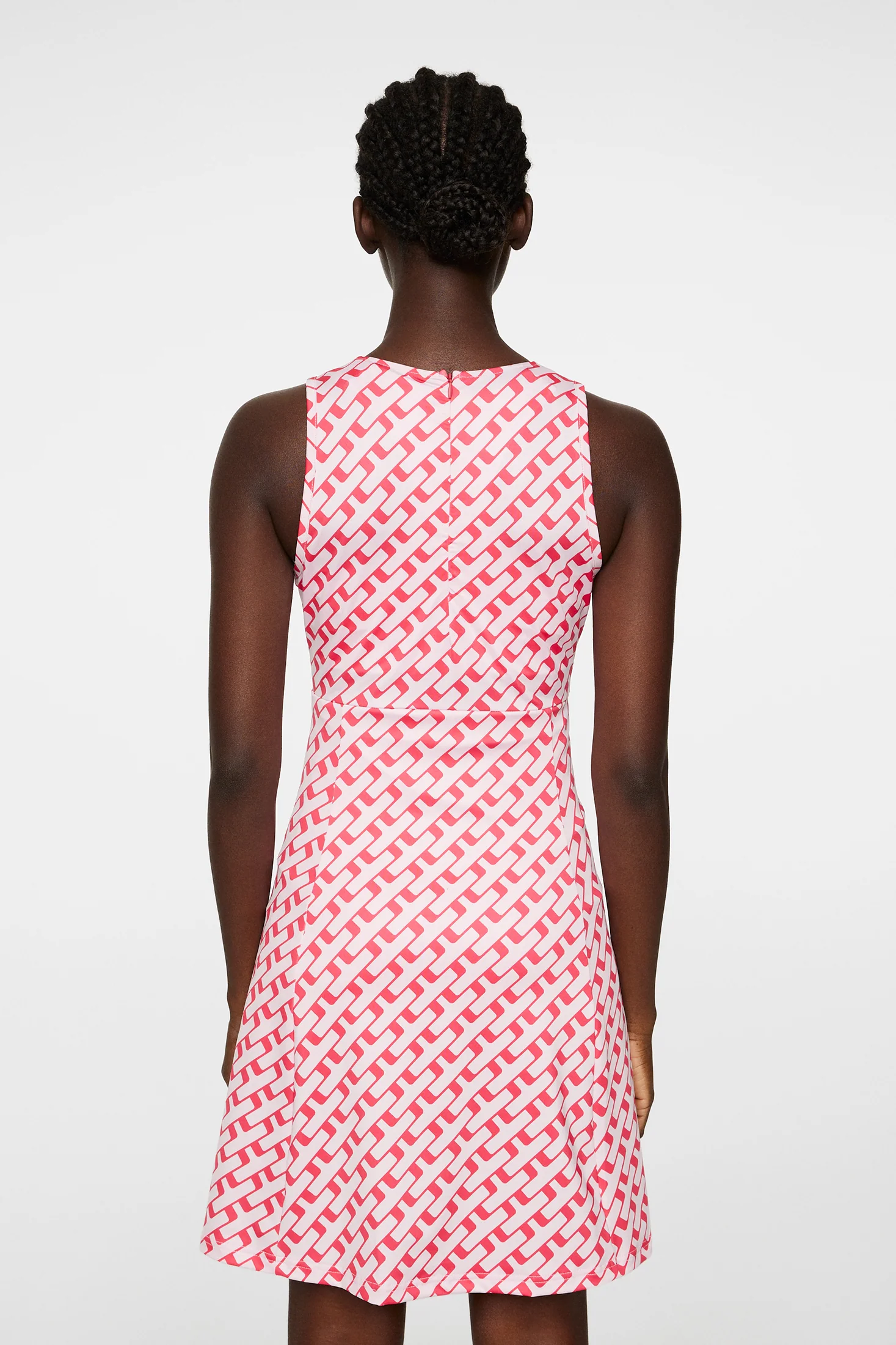 CORA PRINT DRESS - TOUR GEO PINK M - Afbeelding 3