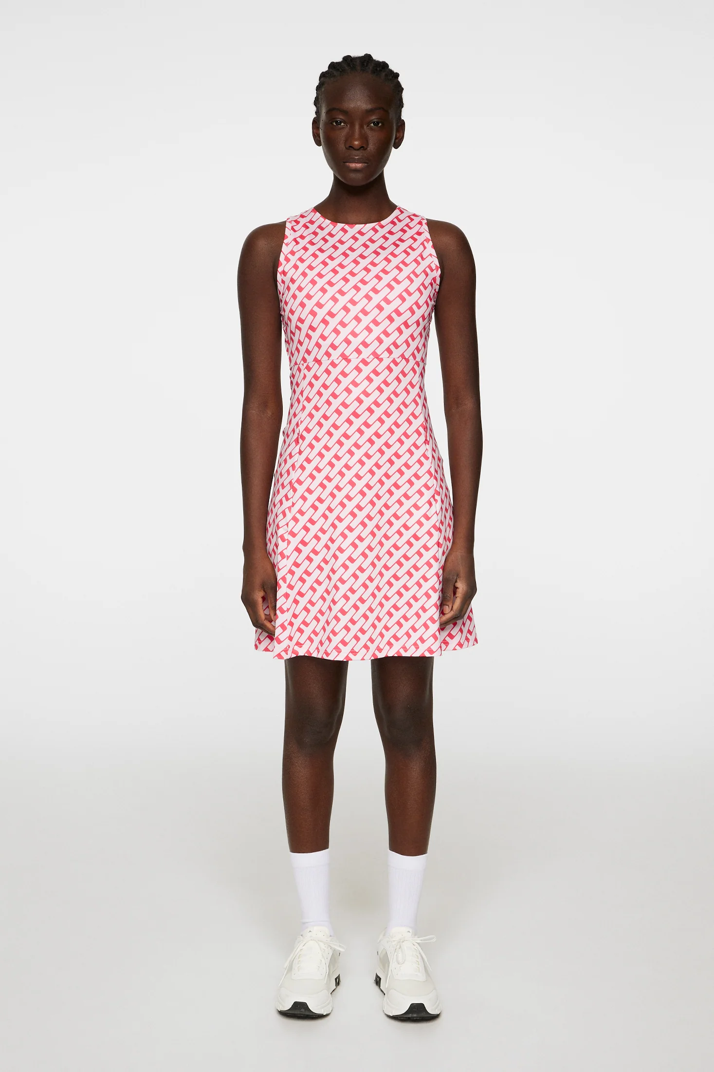 CORA PRINT DRESS - TOUR GEO PINK M - Afbeelding 4