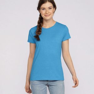 Gildan Heavy Cotton dames T-shirt ronde hals