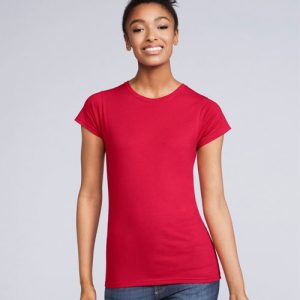 Gildan Softstyle dames T-shirt ronde hals