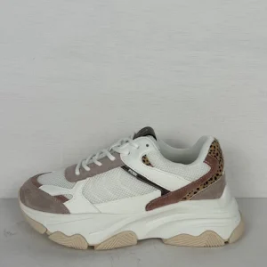 Posh by Poelman gigi sneakers white with pink combination