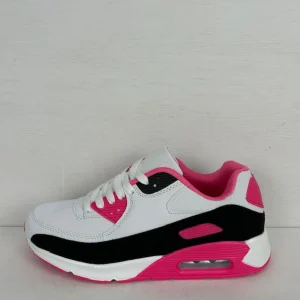 Gave air sneakers wit zwart roze