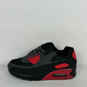 Gave air sneakers zwart grijs rood