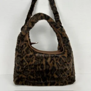 Teddy schoudertas panter bruin