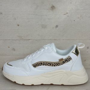 POSH by Poelman sneakers wit goud