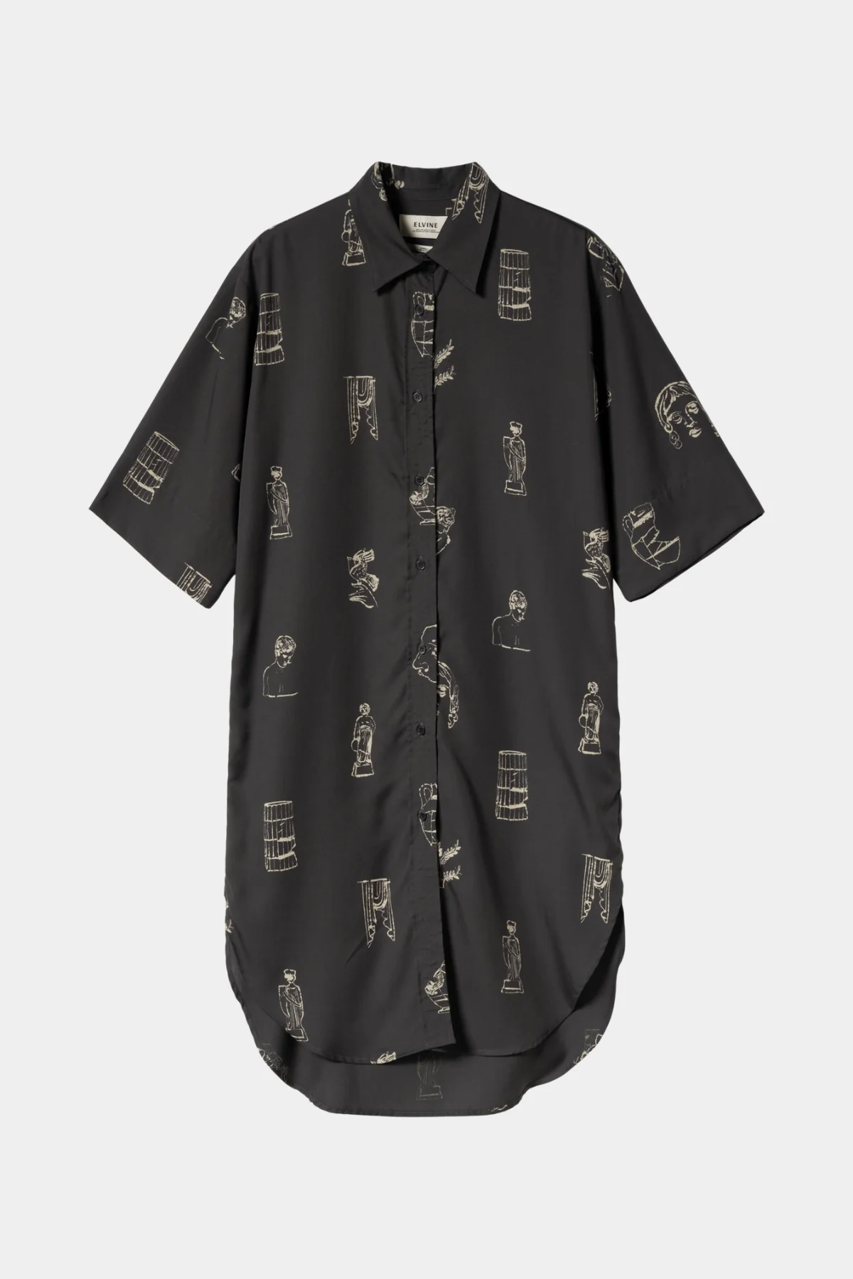 ISELIN AOP - NIGHT GREY - Afbeelding 8