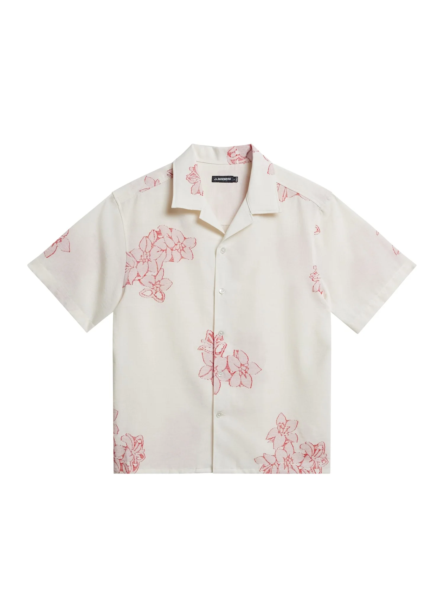 DONSO FIL COUPE FLORAL SHIRT - CLOUD WHITE - Afbeelding 7
